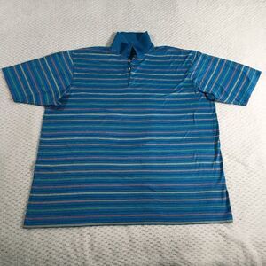 XL golf shirt, Como Sport, made in Italy, 100% Cotton, excellent condition, blue